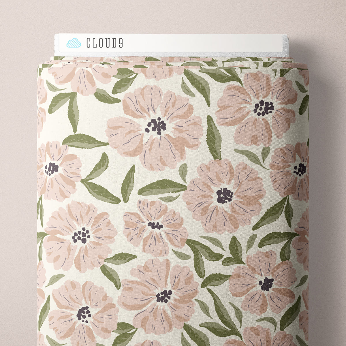 Ground Cover - Ivory - Lisee Ree Designs - Midwinter Memories - Cloud 9 Fabrics - Organic Cotton Poplin