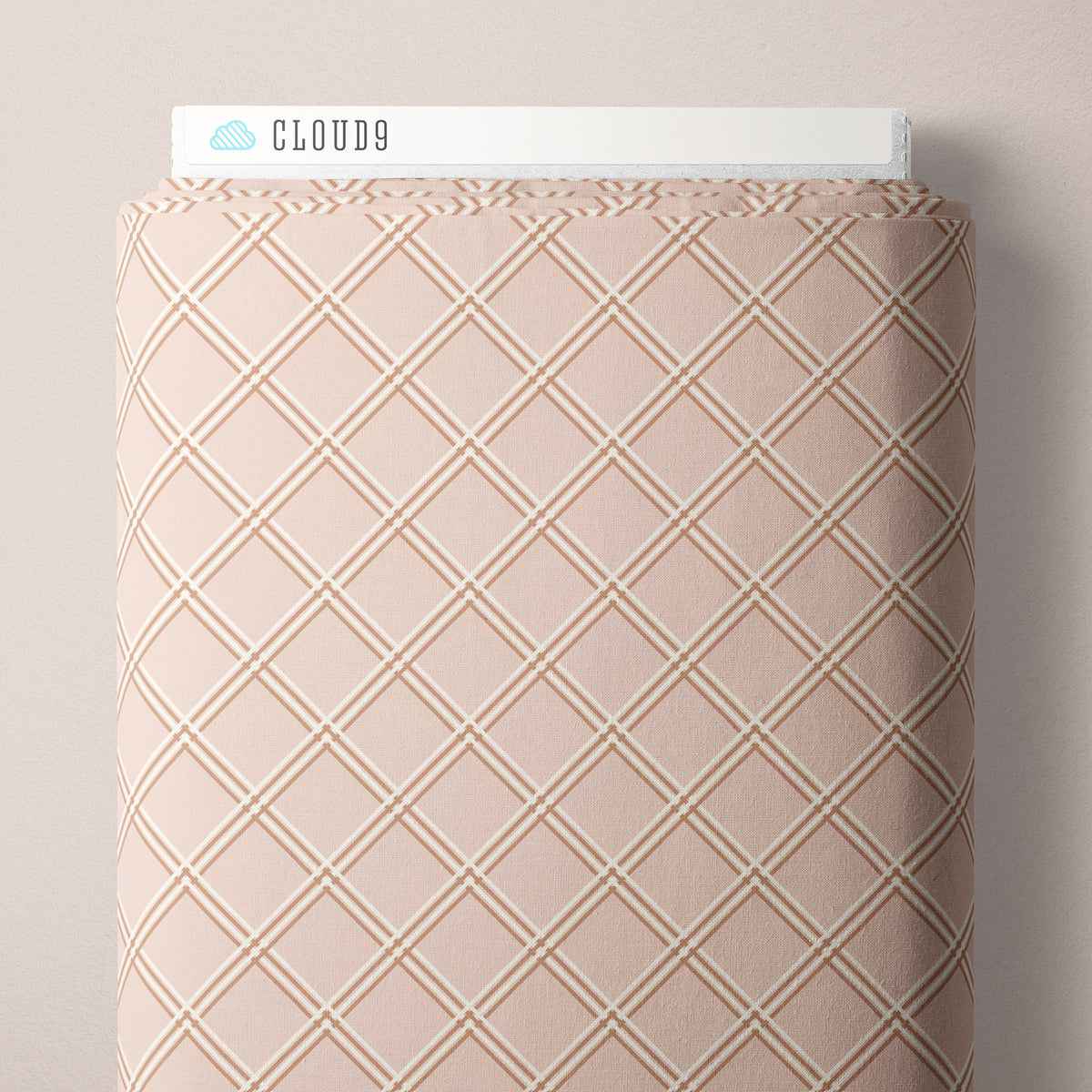 Landed Window - Blush - Lisee Ree Designs - Midwinter Memories - Cloud 9 Fabrics - Organic Cotton Poplin