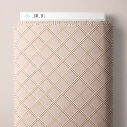 Landed Window - Blush - Lisee Ree Designs - Midwinter Memories - Cloud 9 Fabrics - Organic Cotton Poplin
