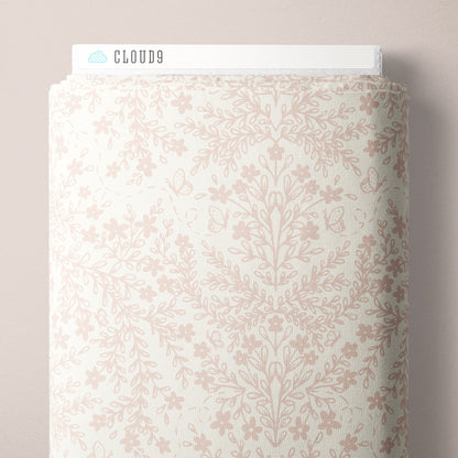 Snowlace - Blush - Lisee Ree Designs - Midwinter Memories - Cloud 9 Fabrics - Organic Cotton Poplin
