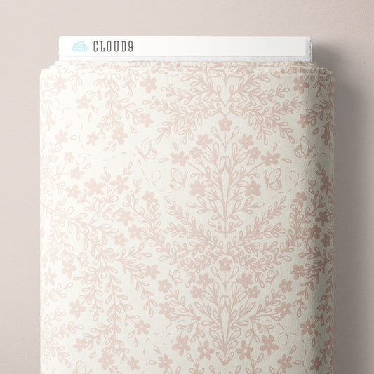 Snowlace - Blush - Lisee Ree Designs - Midwinter Memories - Cloud 9 Fabrics - Organic Cotton Poplin