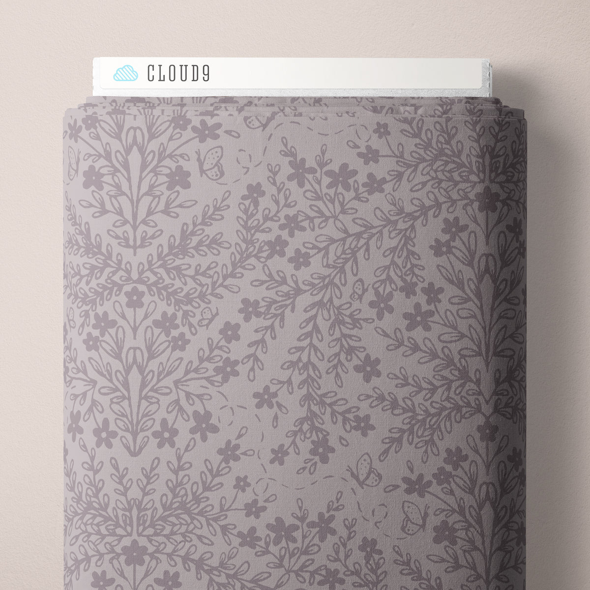 Snowlace - Lilac - Lisee Ree Designs - Midwinter Memories - Cloud 9 Fabrics - Organic Cotton Poplin