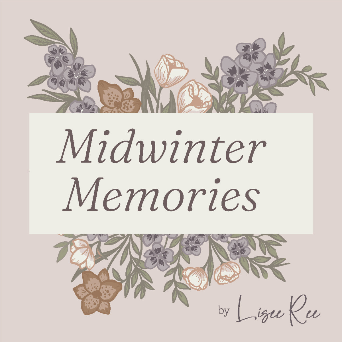 Silent Perch - Lisee Ree Designs - Midwinter Memories - Cloud 9 Fabrics - Organic Cotton Poplin