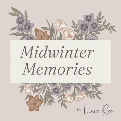 Silent Perch - Lisee Ree Designs - Midwinter Memories - Cloud 9 Fabrics - Organic Cotton Poplin