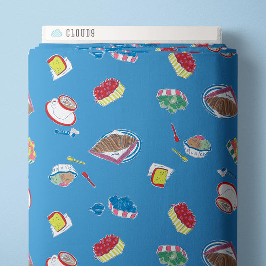 Market Morning - Nice Nice - Emily Taylor - Cloud 9 Fabrics - Poplin