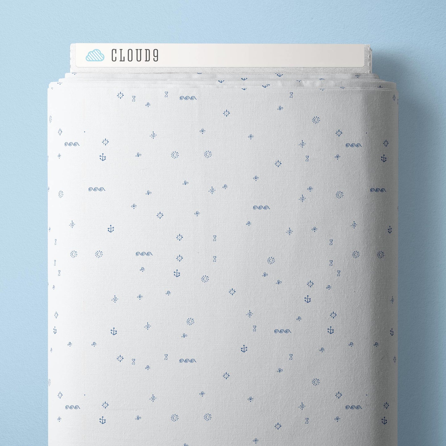 Travel Scribbles - Nice Nice - Emily Taylor - Cloud 9 Fabrics - Poplin