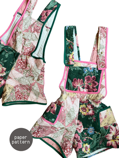 Overalls (Extension) - Paper Pattern - Hot Girl Quilting