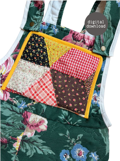 Overalls (Extension) - PDF Pattern - Hot Girl Quilting