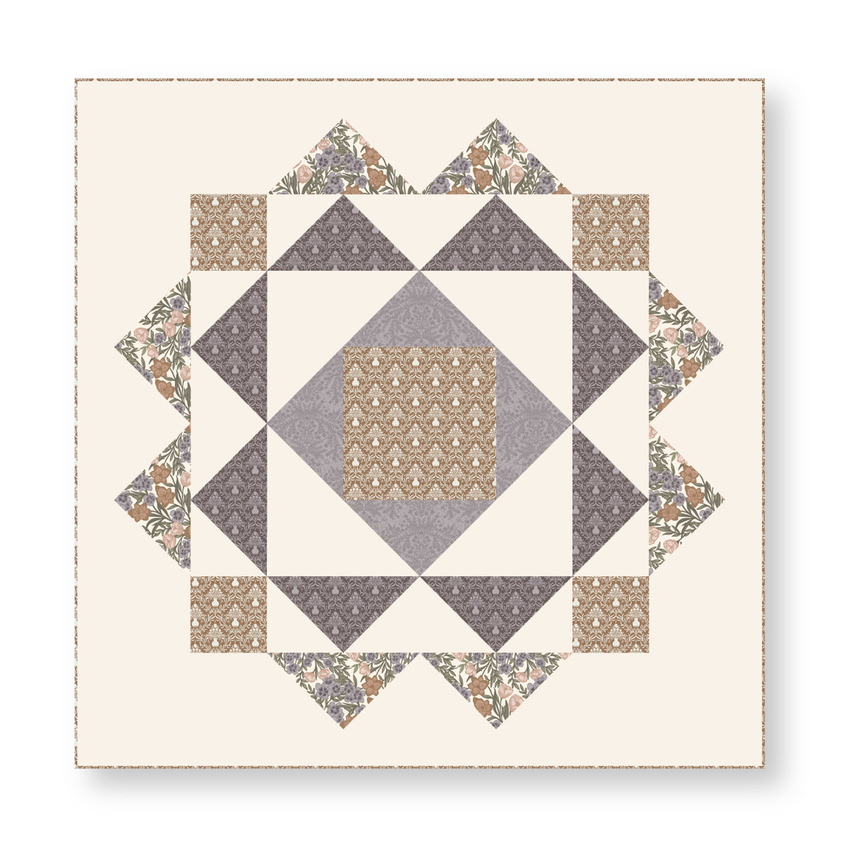 Silent Perch - Lisee Ree Designs - Midwinter Memories - Cloud 9 Fabrics - Organic Cotton Poplin