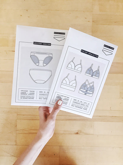 Arccos Undies - Paper Sewing Pattern - Sophie Hines