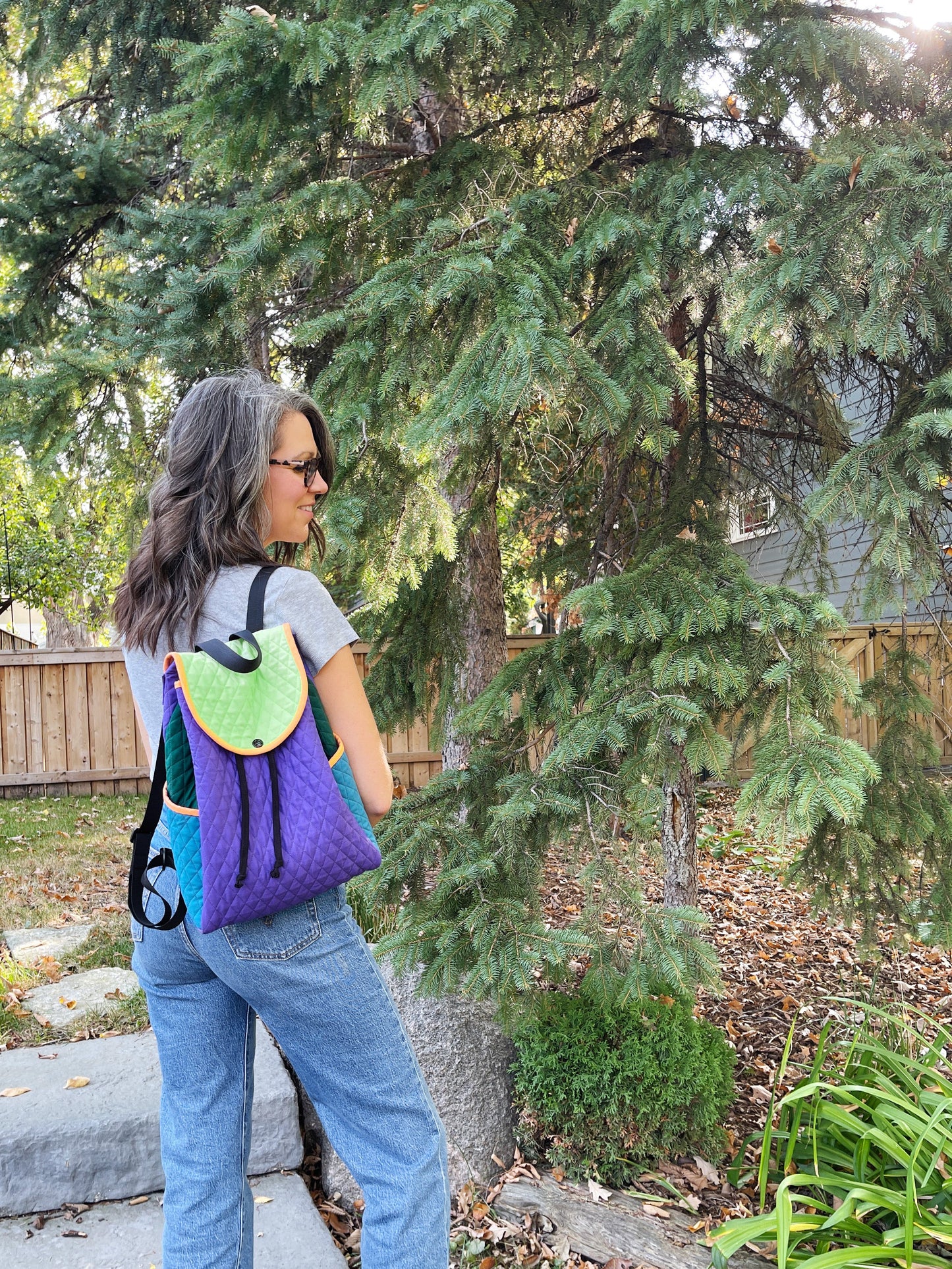 Pembina Backpack Paper Pattern - The Blanket Statement Quilt Co.