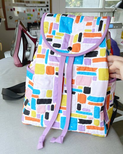 Pembina Backpack Paper Pattern - The Blanket Statement Quilt Co.