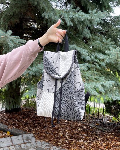 Pembina Backpack Paper Pattern - The Blanket Statement Quilt Co.