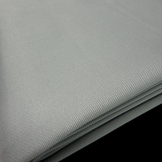 100% Cotton Soft Twill/Canvas - Pearl Grey - 220 GSM