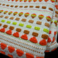Cotton Woven Mosaic Collection - Natural/Oranges/Citron/Light Terracottas - 370 GSM
