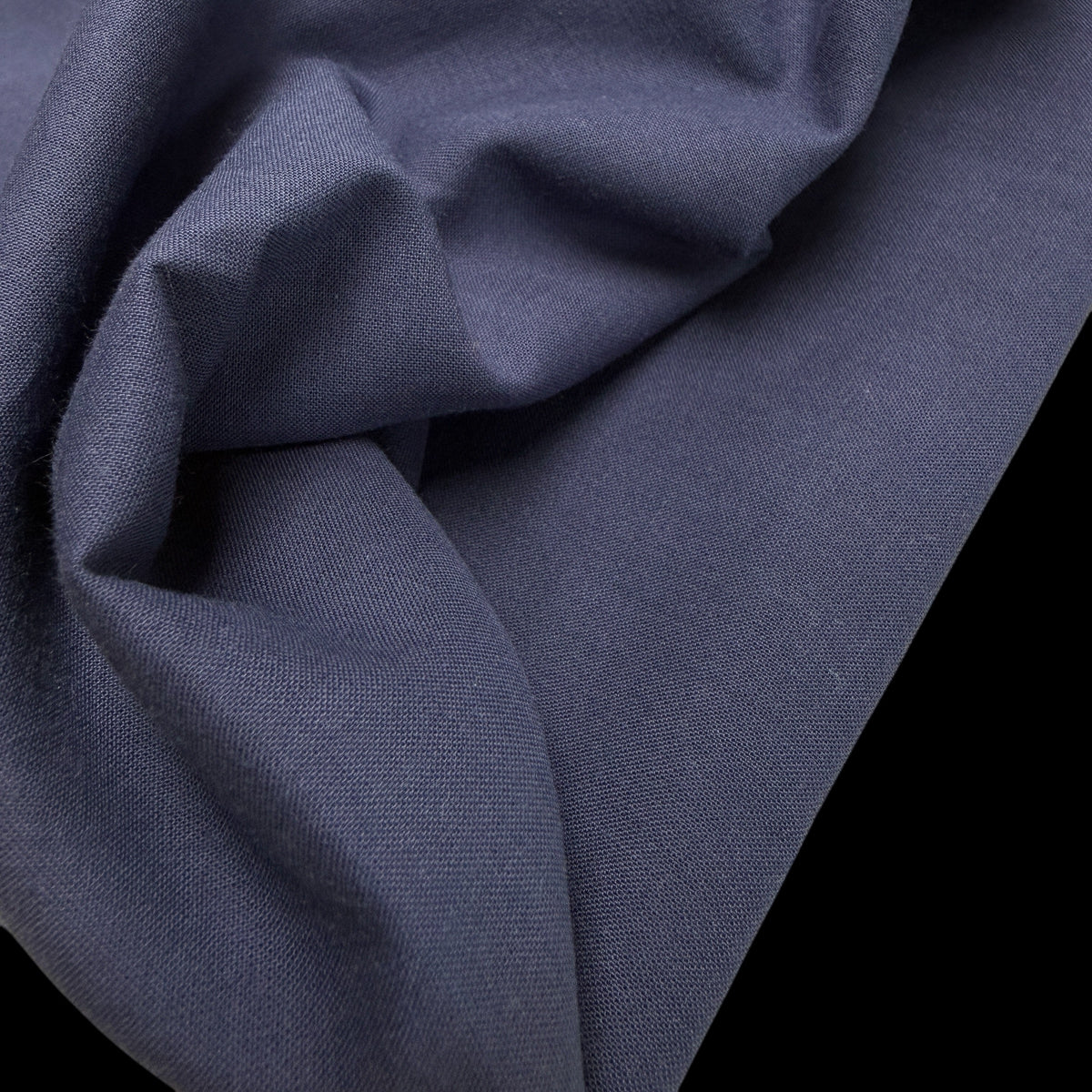 Organic Cotton Voile - 75 gsm - Navy