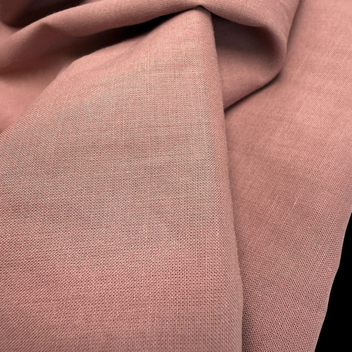 Organic Cotton Voile - 75 gsm - Dusty Rose
