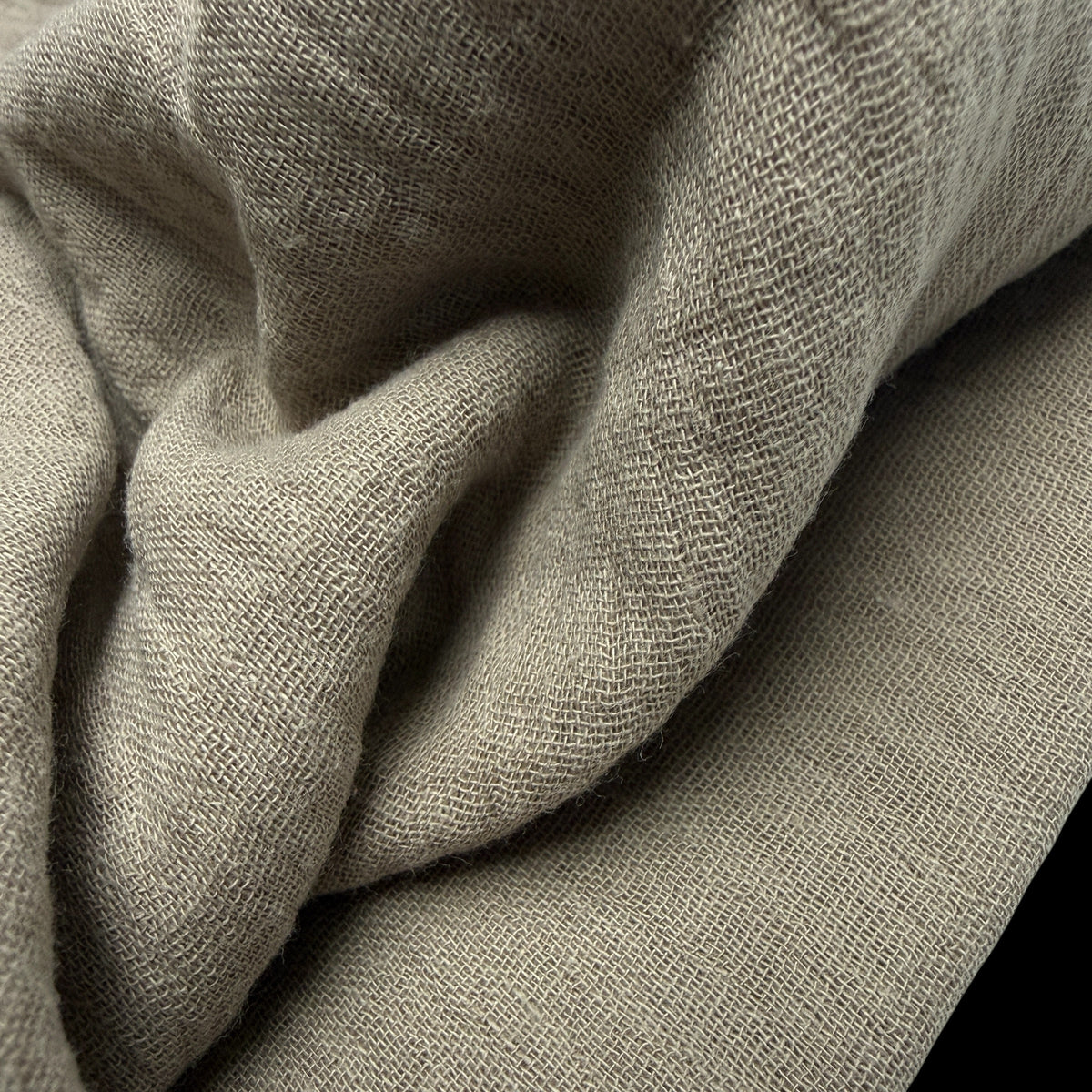Organic Cotton Double Gauze - 120 GSM - Earthy Beige