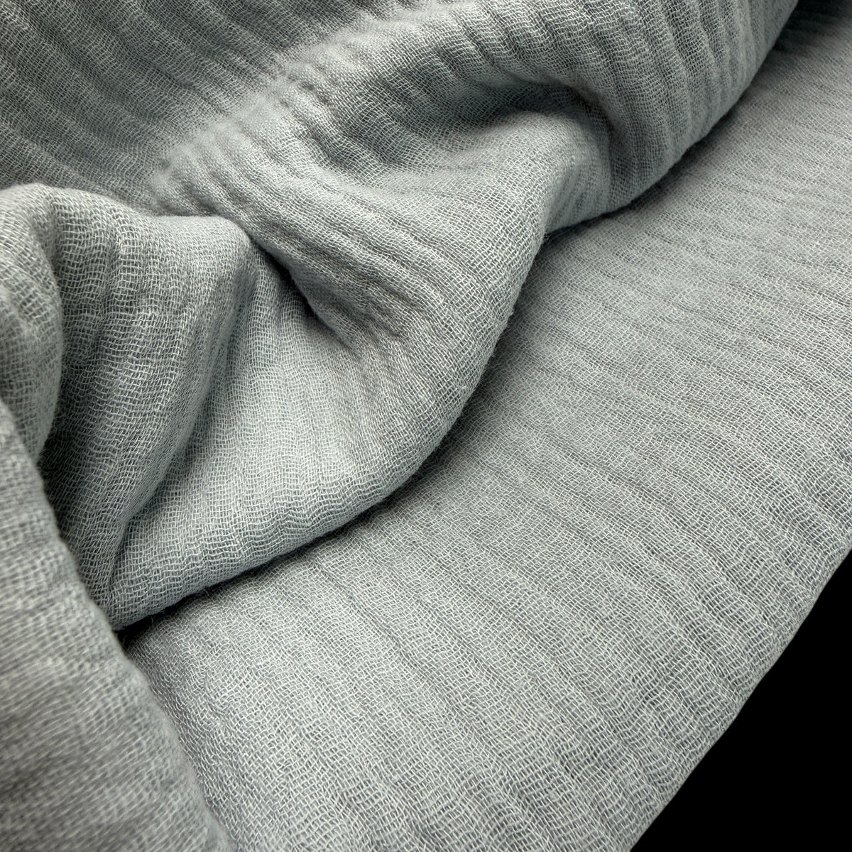 Organic Cotton Double Gauze - 120 GSM - Seafoam Blue
