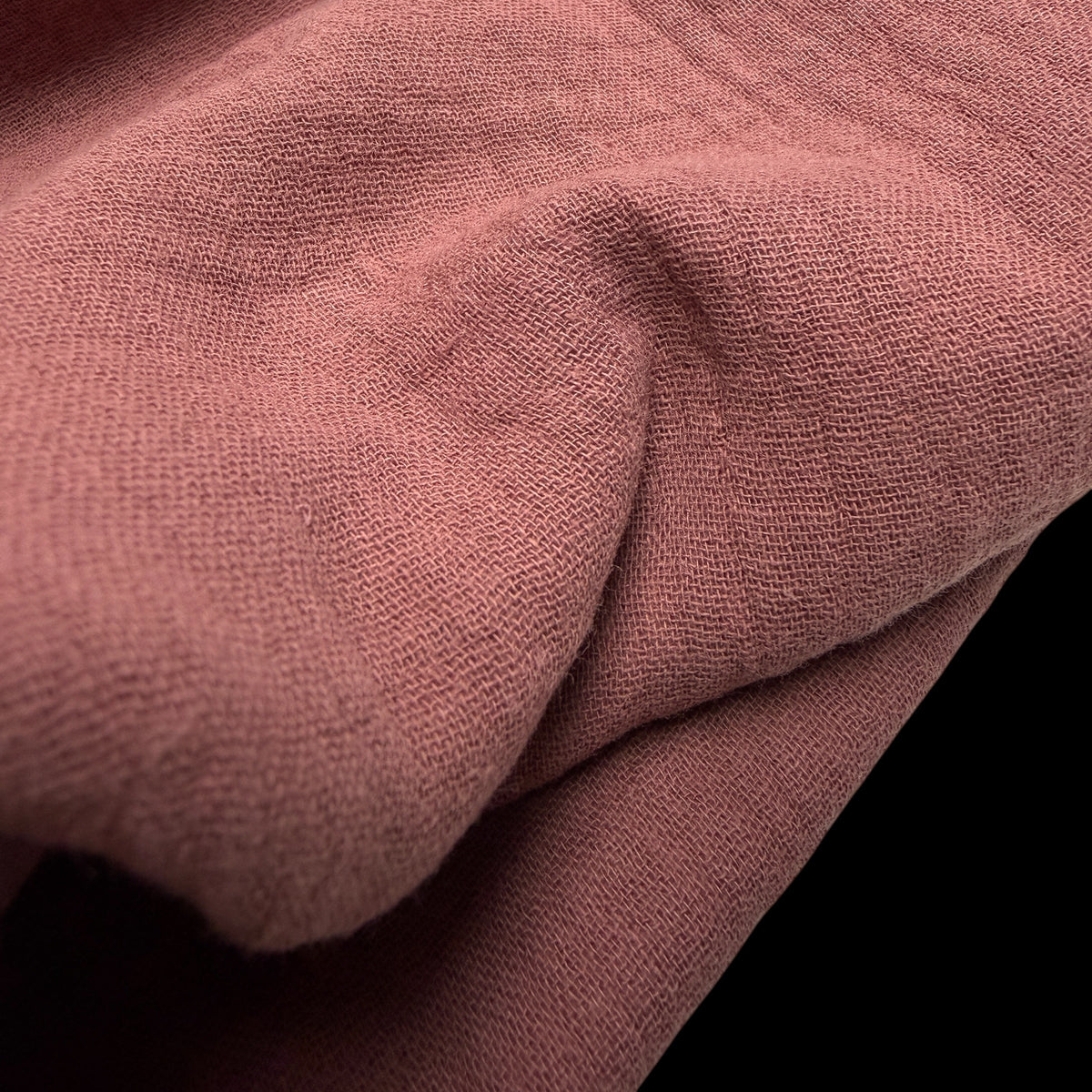 Organic Cotton Double Gauze - 120 GSM - Rosewood