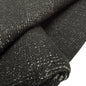 Heavy Knit Ribbing - Black/Silver/White (Deadstock)