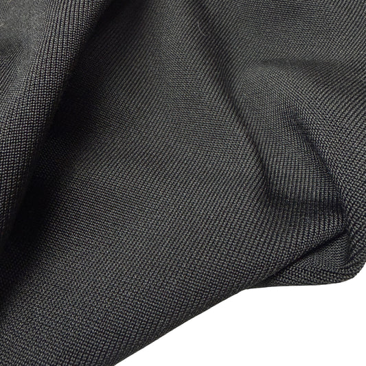 Heavy Knit Ribbing - Black (Deadstock)