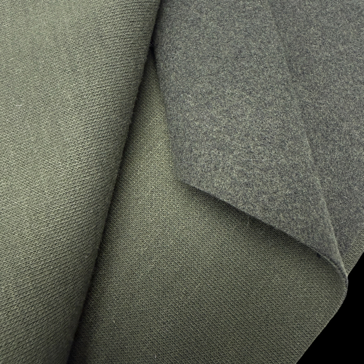 Water Repellent 11oz. Fleece - Evergreen (Deadstock)