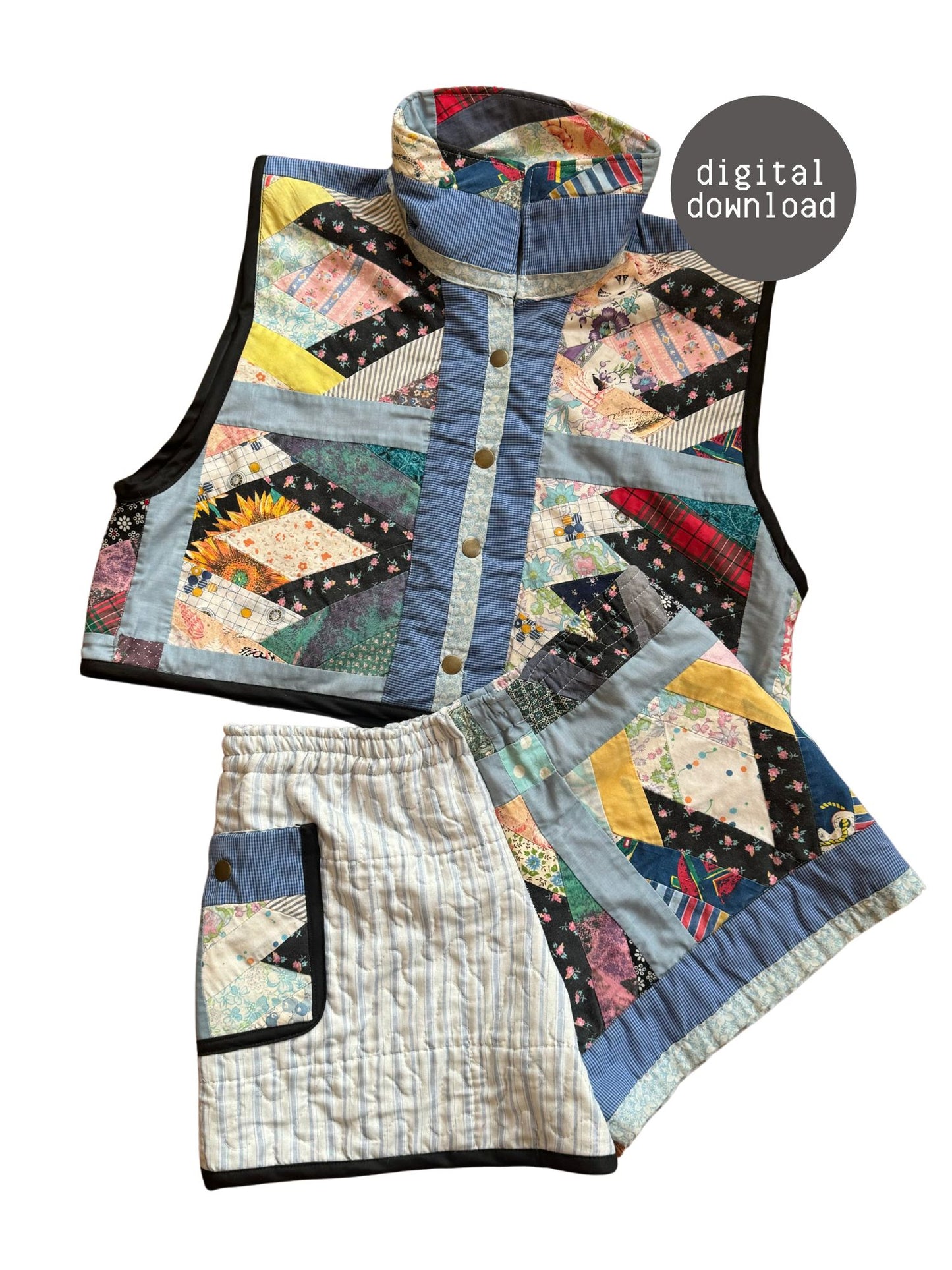 Shorts - PDF Pattern - Hot Girl Quilting