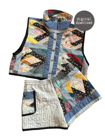 Shorts - PDF Pattern - Hot Girl Quilting
