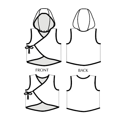 Tie Bolero - Paper Sewing Pattern - Sew Different