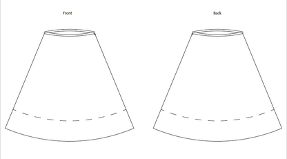 Essential Edit Skirt Sewing Pattern - Size Me