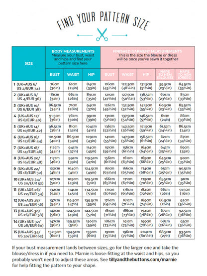 Marnie Blouse + Mini Dress Pattern - Tilly And The Buttons