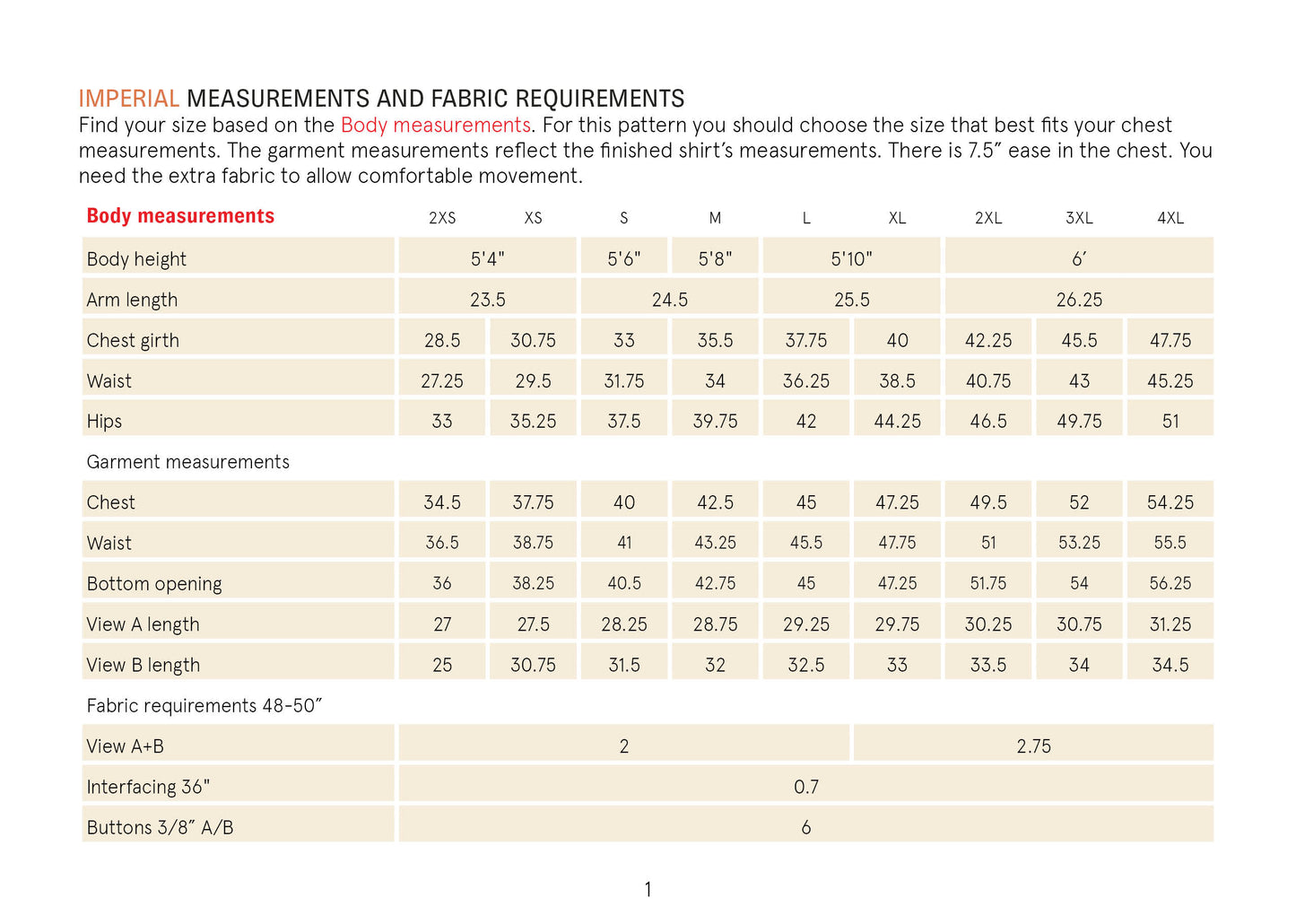 Mens Tunic Paper Pattern - Wardrobe by Me