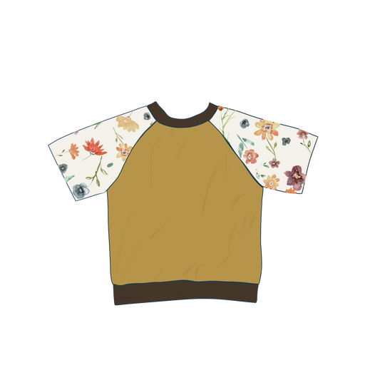 Wildling – No Front, No Back Raglan T-Shirt PDF Sewing Pattern - Stoff Cafe