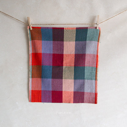 Waffle Happy Checkers - Sangria - Fine & Dandy - Fableism Supply Co.