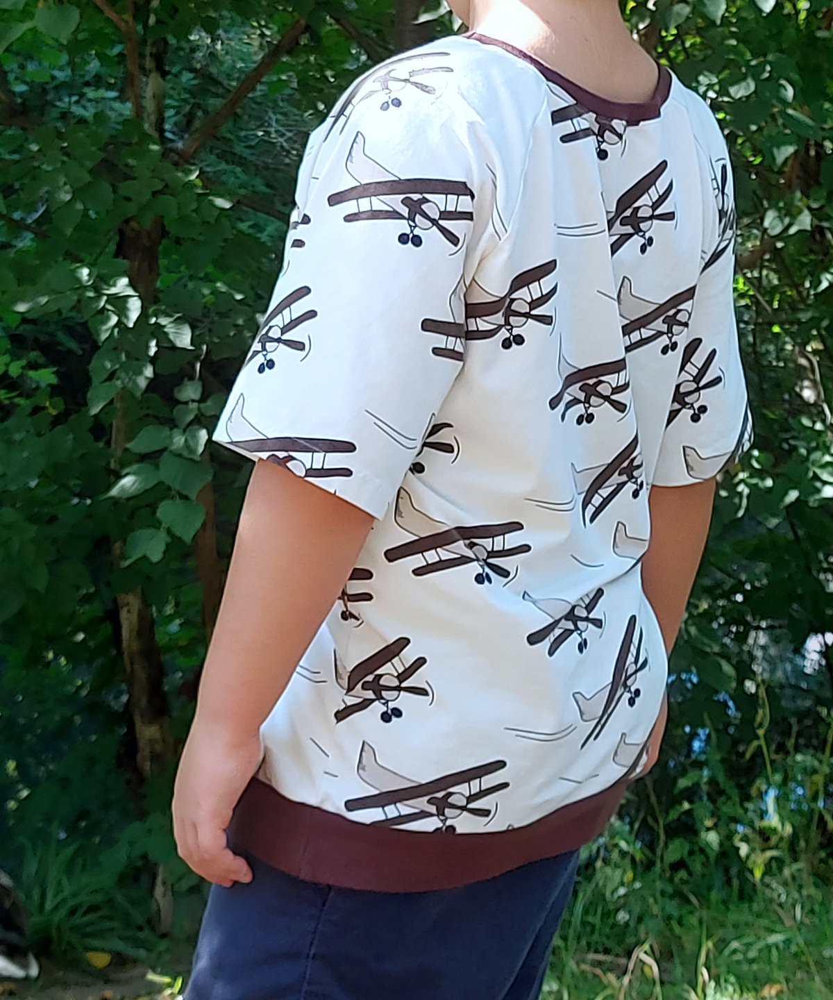 Wildling – No Front, No Back Raglan T-Shirt PDF Sewing Pattern - Stoff Cafe