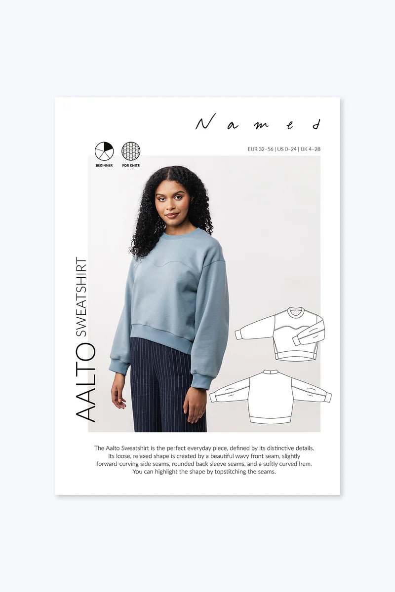 Aalto Sweatshirt - Named Clothing - Sewing Pattern - Simplifi Fabric
