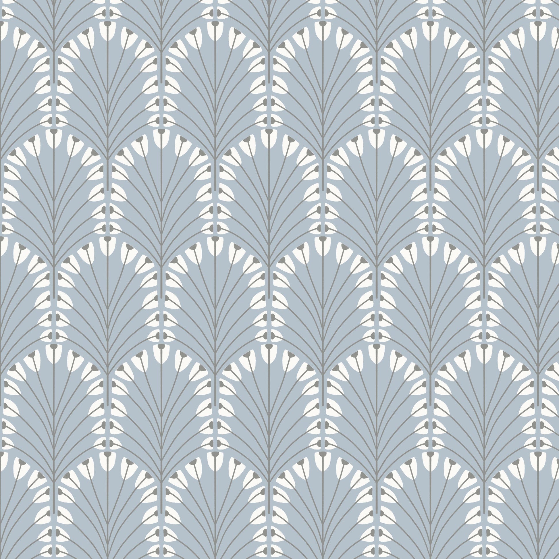 Adair - Blue - Coastal Calm - Amy MacCready - Cloud 9 Fabrics - Poplin - Simplifi Fabric