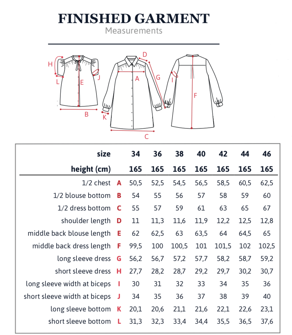 Alex Mum Blouse & Dress Sewing Pattern - Ladies 34/46 - Ikatee - Simplifi Fabric