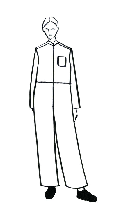 ALEXIS Jumpsuit by Kaisa Rissanen PDF Sewing Pattern - TAUKO - Simplifi Fabric