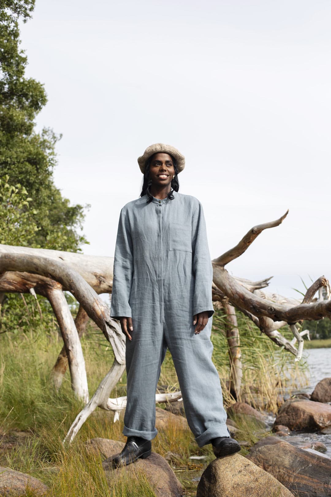 ALEXIS Jumpsuit by Kaisa Rissanen PDF Sewing Pattern - TAUKO - Simplifi Fabric