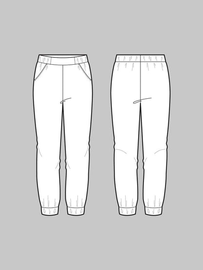 Almost Long Trousers Pattern - The Assembly Line - Simplifi Fabric