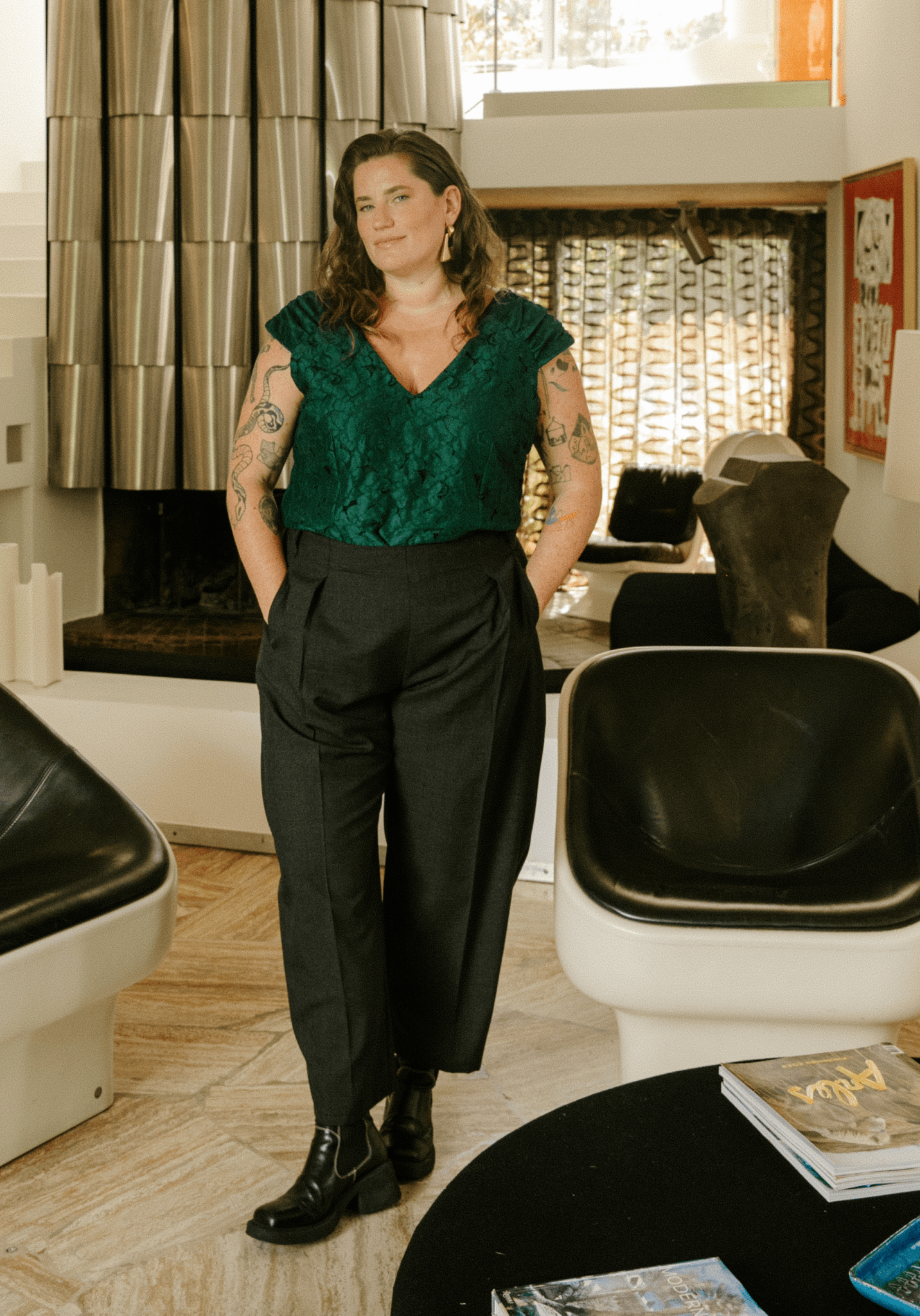 Andrea Trousers Paper Sewing Pattern - Maison Fauve - Simplifi Fabric