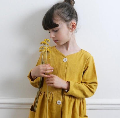 Anna Dress Sewing Pattern - Girl 3/12Y - Ikatee - Simplifi Fabric