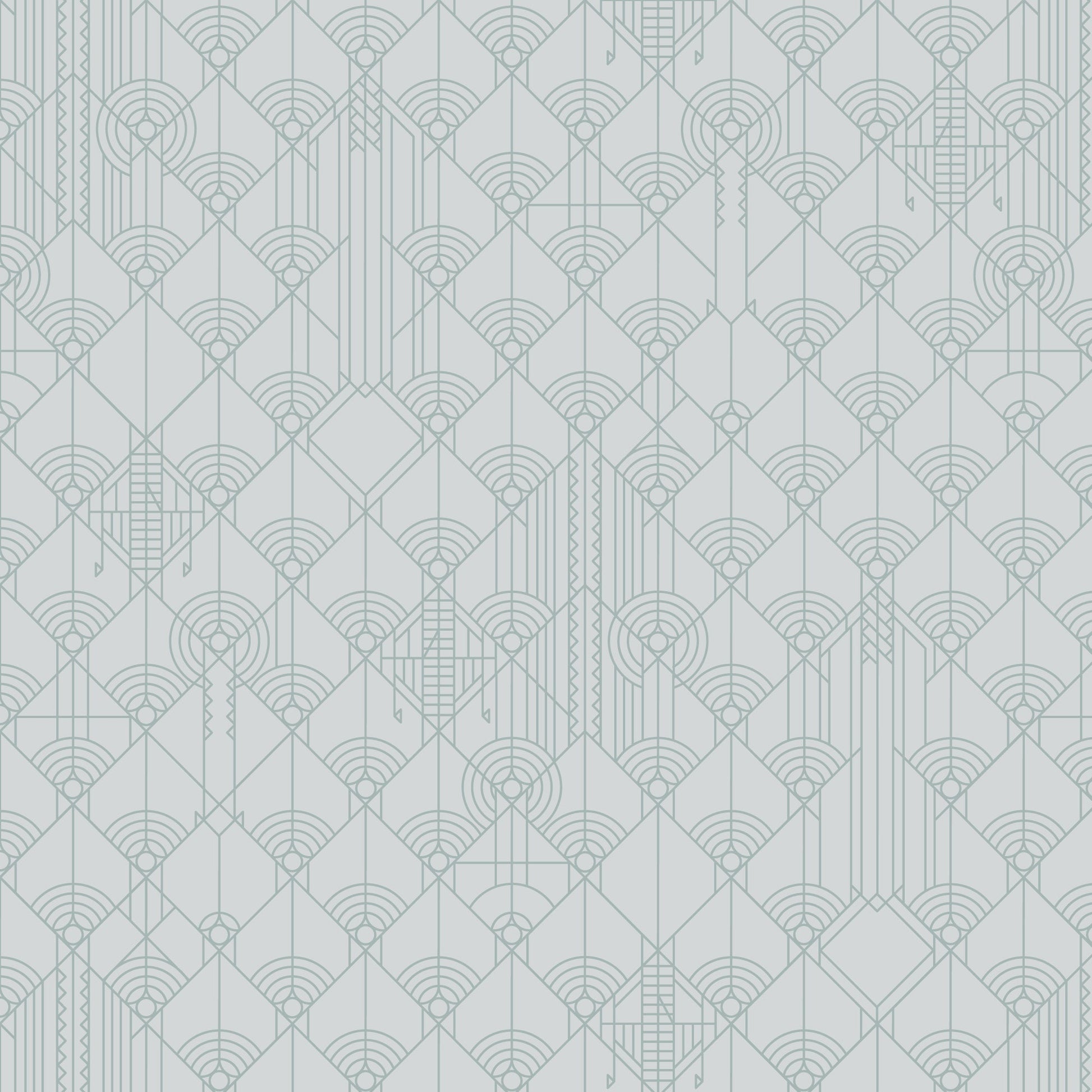 April Showers - Stone Gray - FLW Tone On Tone - Frank Llyod Wright - Cloud 9 Fabrics - Poplin - Simplifi Fabric