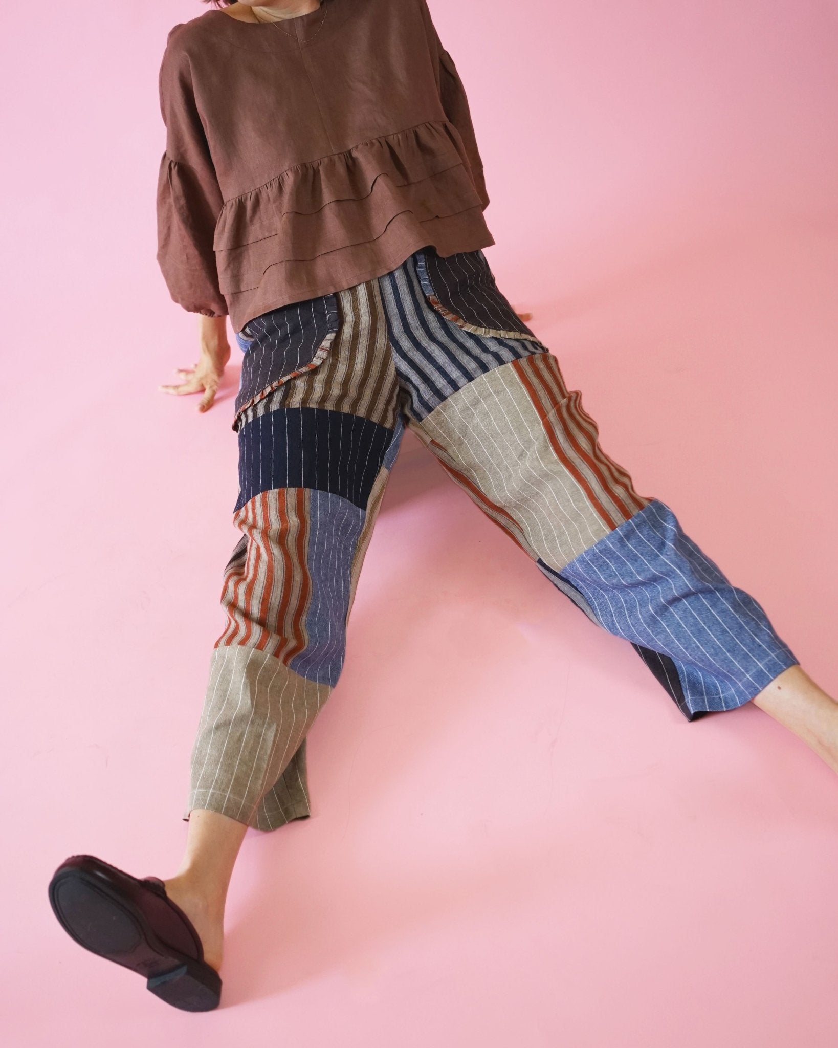 Apron Pocket Pants PDF Pattern - Matchy Matchy Sewing Club - Simplifi Fabric