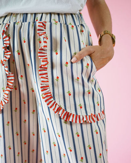 Apron Pocket Pants PDF Pattern - Matchy Matchy Sewing Club - Simplifi Fabric