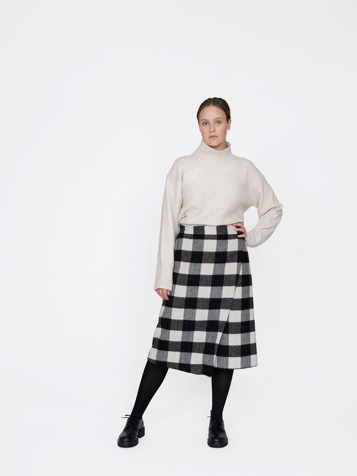 Asymmetrical Midi Skirt Pattern - The Assembly Line - Simplifi Fabric