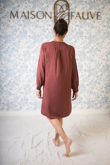 Atlas Shirt Dress Blouse Paper Sewing Pattern - Maison Fauve - Simplifi Fabric