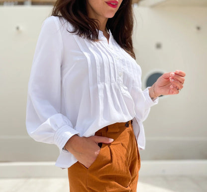 Atlas Shirt Dress Blouse Paper Sewing Pattern - Maison Fauve - Simplifi Fabric